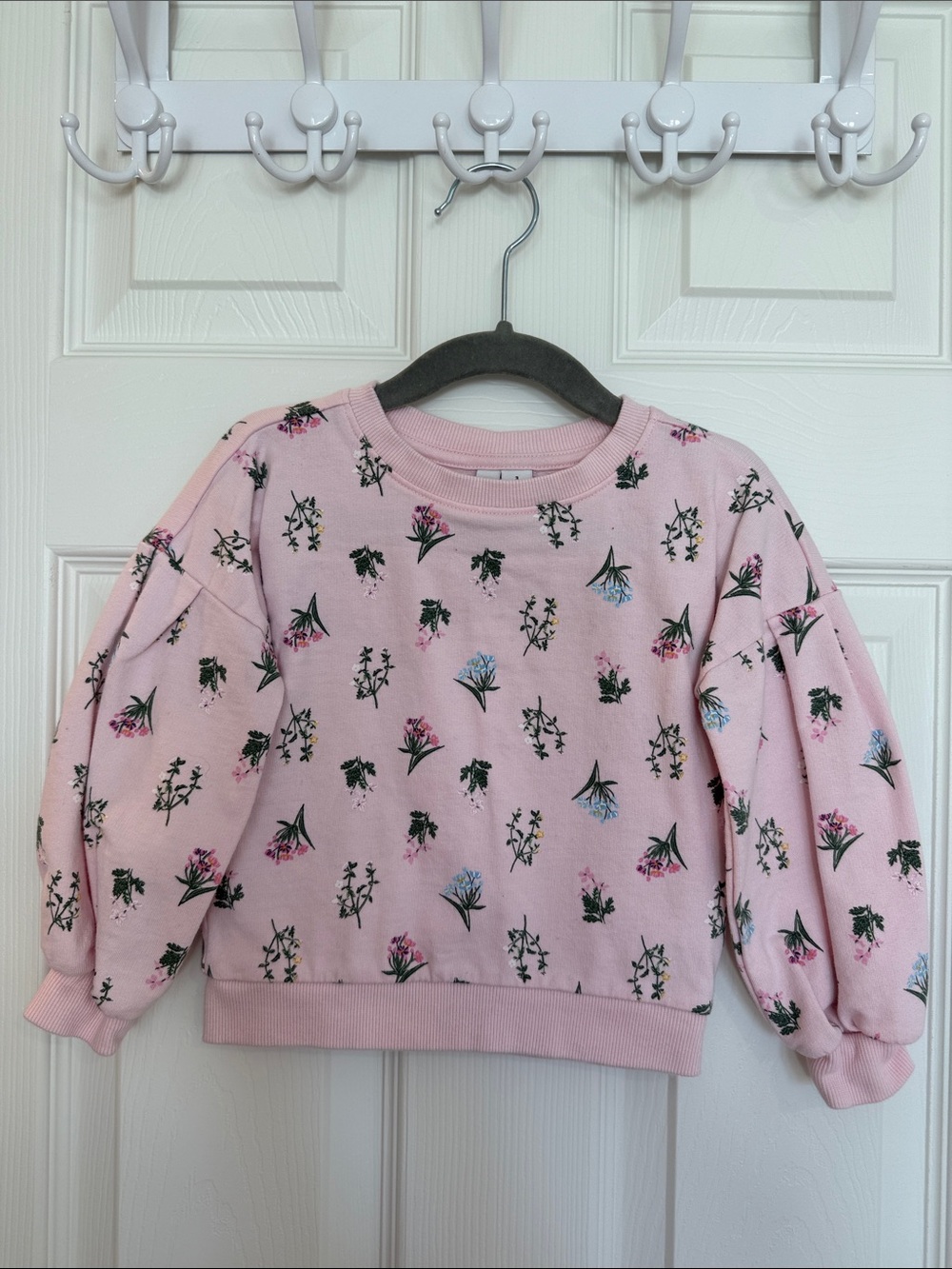 Janie & Jack Girls Floral Sweater
